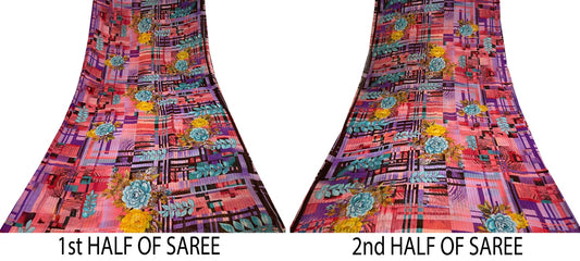 Sustainable Bulk Dupatta Fabric - Sanskriti Vintage Assorted Recycled Georgette Dupatta for Crafts and Projects