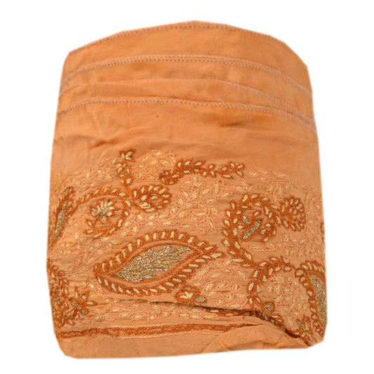 Sanskriti Vintage Sari Border Hand Embroidered Suzani 1Yd Trim Sewing Craft Lace