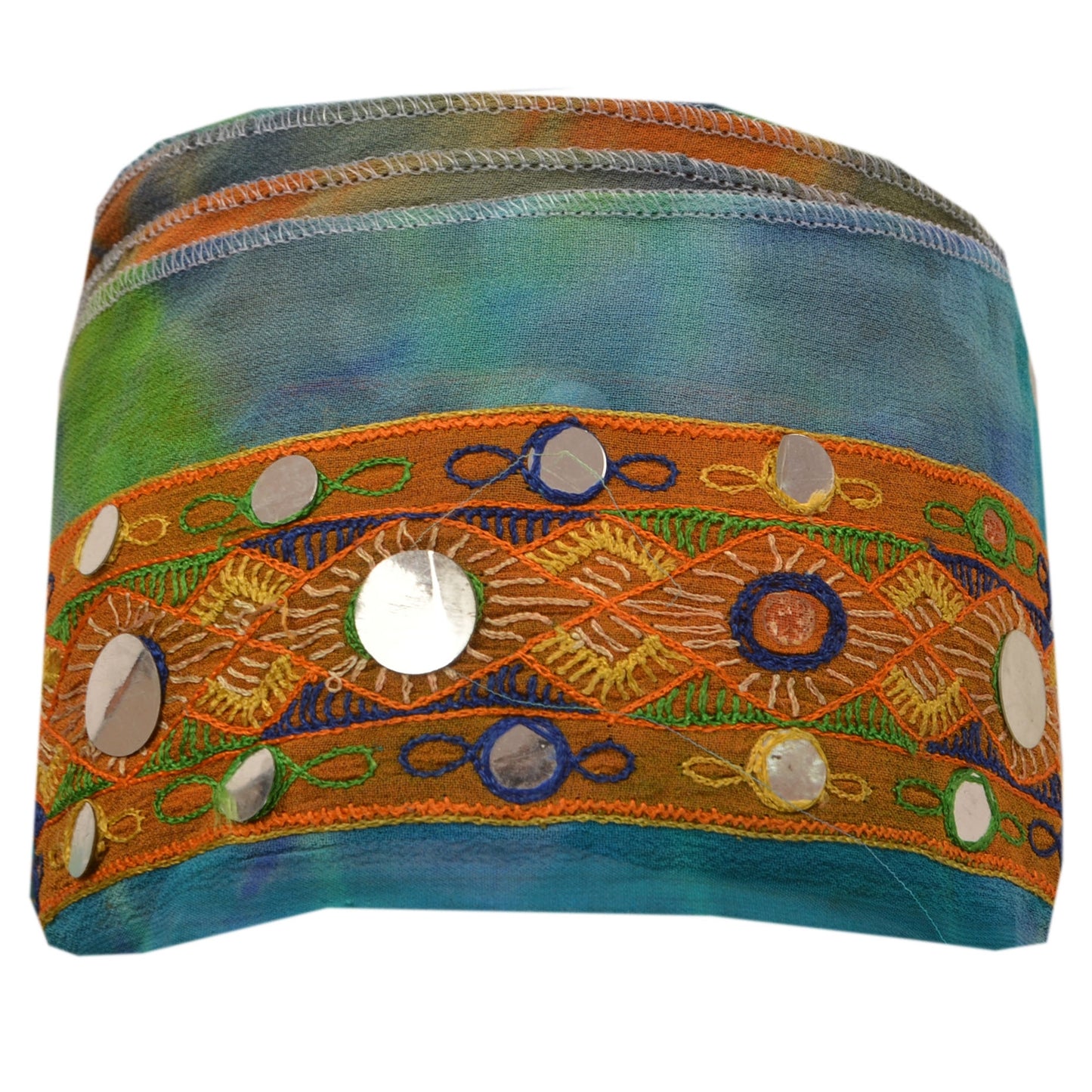 SANSKRITI VINTAGE Border вышитая вручную индийская лента для отделки 1 ярд синее кружево