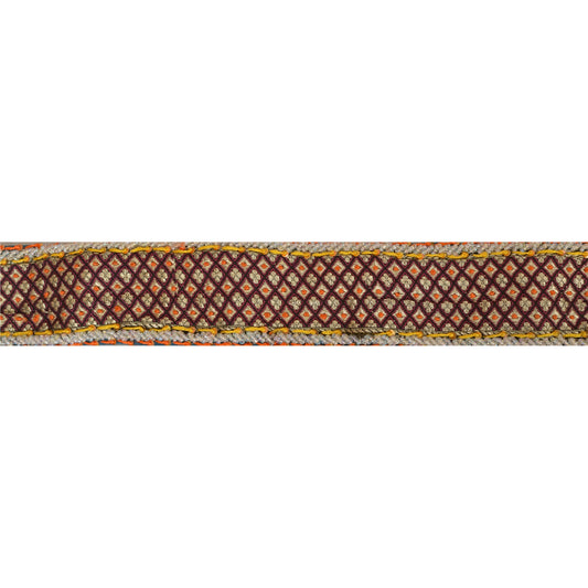 Sanskriti Vintage Sari Border Hand Beaded 1 Yd Indian Trim Sewing Craft Lace