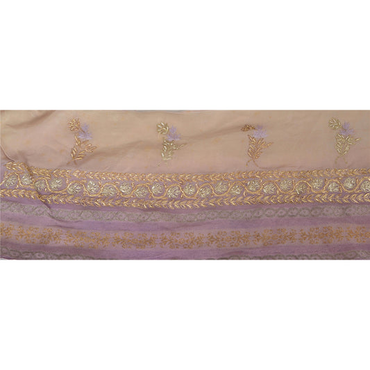Sanskriti Vintage 1 Yd Sari Border Antique Hand Embroidered Sewing Craft Lace