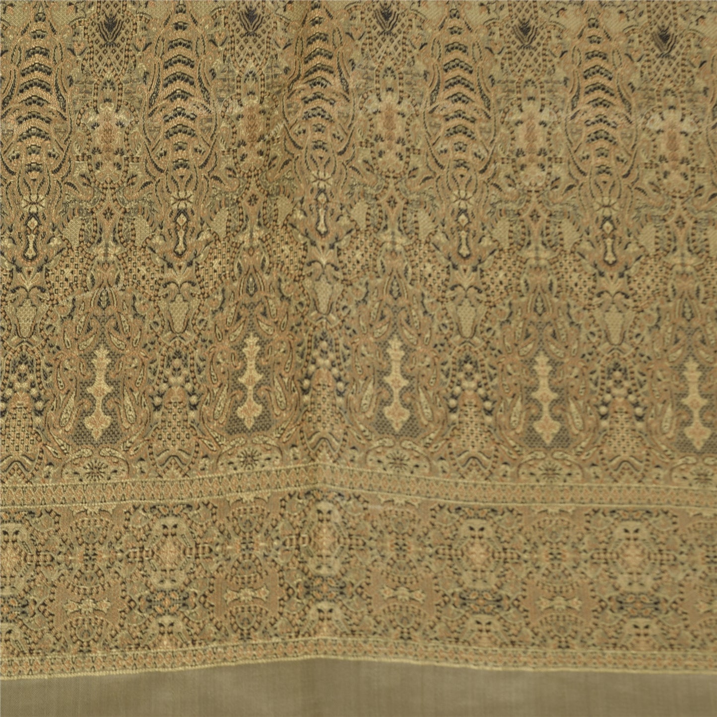 Sanskriti Vintage Dark Red Saree Pure Silk Woven Banarasi 5+yd Craft Sustainable Fabric Sari