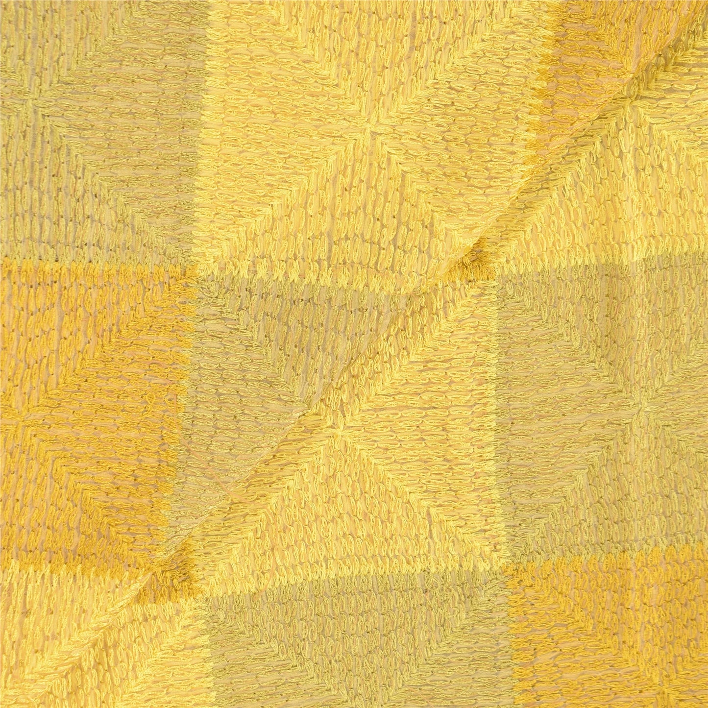 Sanskriti Vintage Long Dupatta/Stole Pure Georgette Embroidered Bagh Phulkari