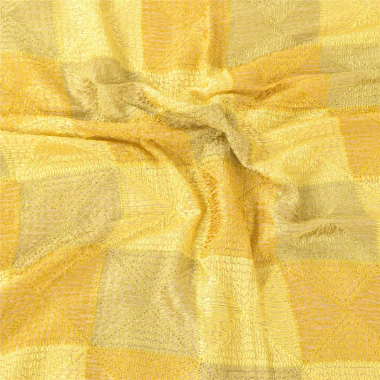 Sanskriti Vintage Long Dupatta/Stole Pure Georgette Embroidered Bagh Phulkari