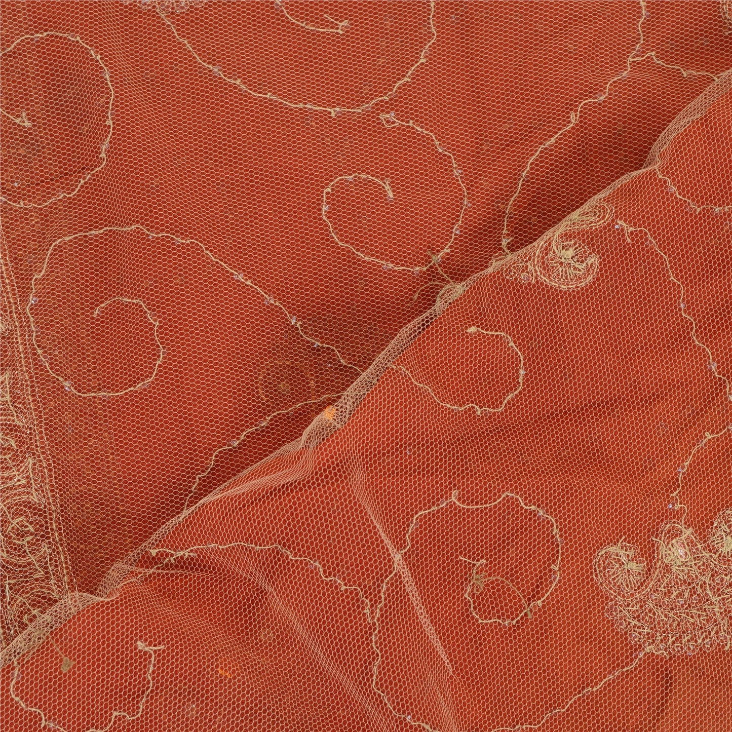 Sanskriti Vintage Green Wedding Dupatta Pure Georgette Zardozi Hand Beaded Stole