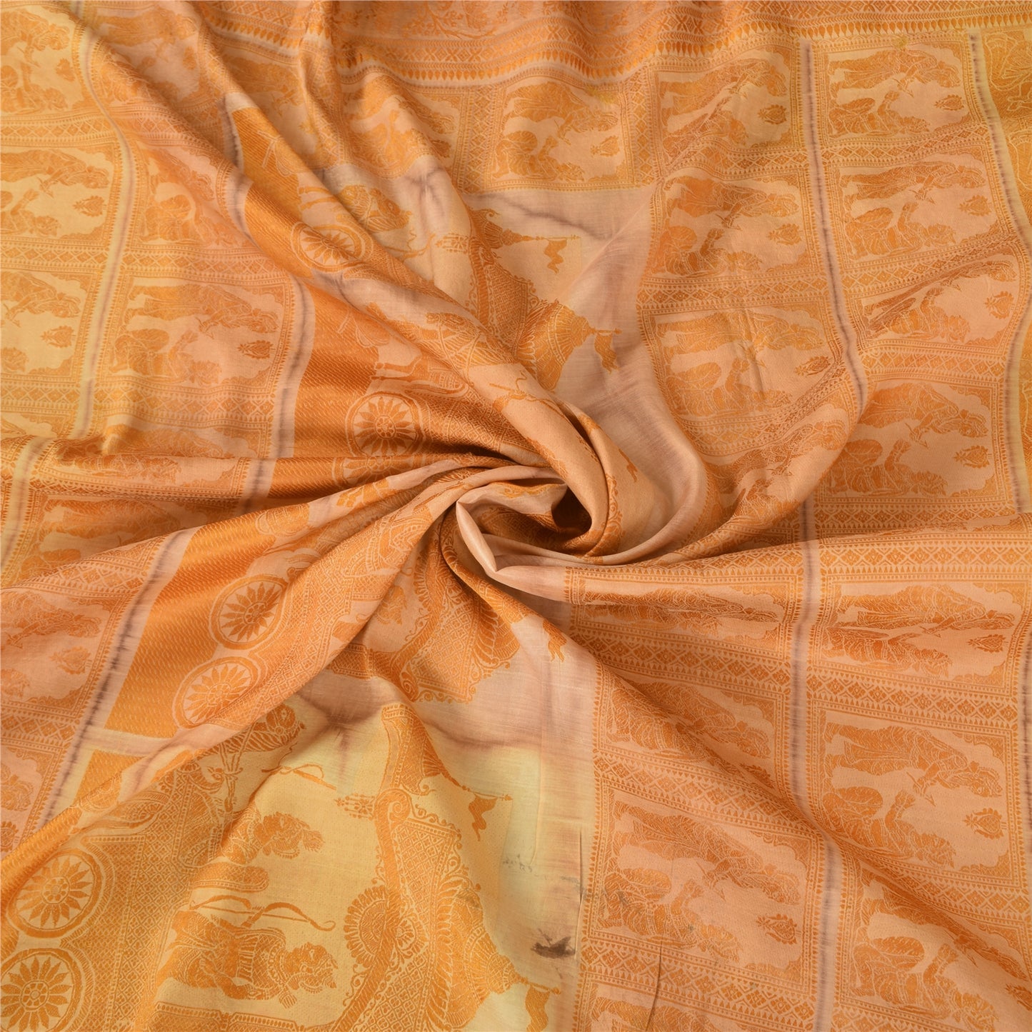 Sanskriti Vintage Mauve Sarees Blend Silk Woven Baluchari Sari Craft Sustainable Fabric