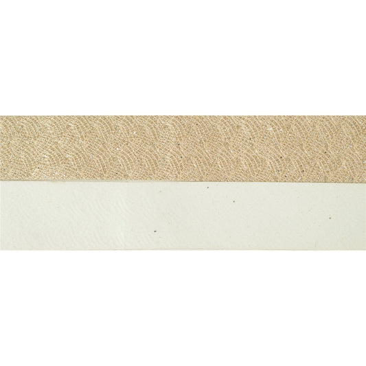 Sanskriti Woven Sparkle Bridal Dress Border 1 YD Trim Sewing Lace Ribbon Golden