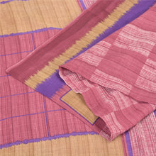 Load image into Gallery viewer, Sanskriti Vintage Sarees Indian Pink 100% Pure Cotton Printed Sari Craft Fabric
