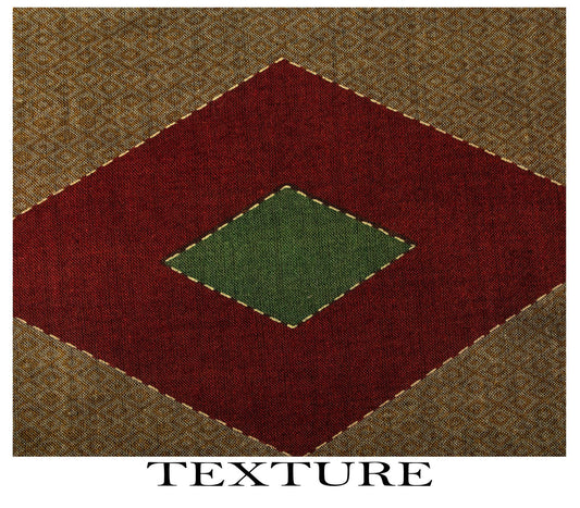 Sanskriti Vintage Saree Brown Pure Cotton Geometric Kantha Printed Fabric 5+Yard Craft Sari