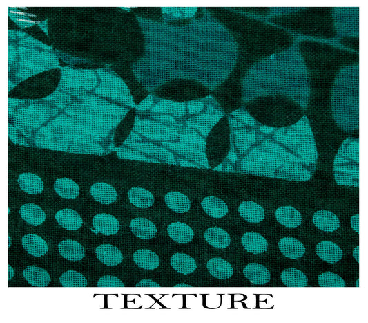 Sanskriti Vintage Saree Green 100% Pure Cotton Floral Printed Fabric 5+Yard Craft Sewing Sari
