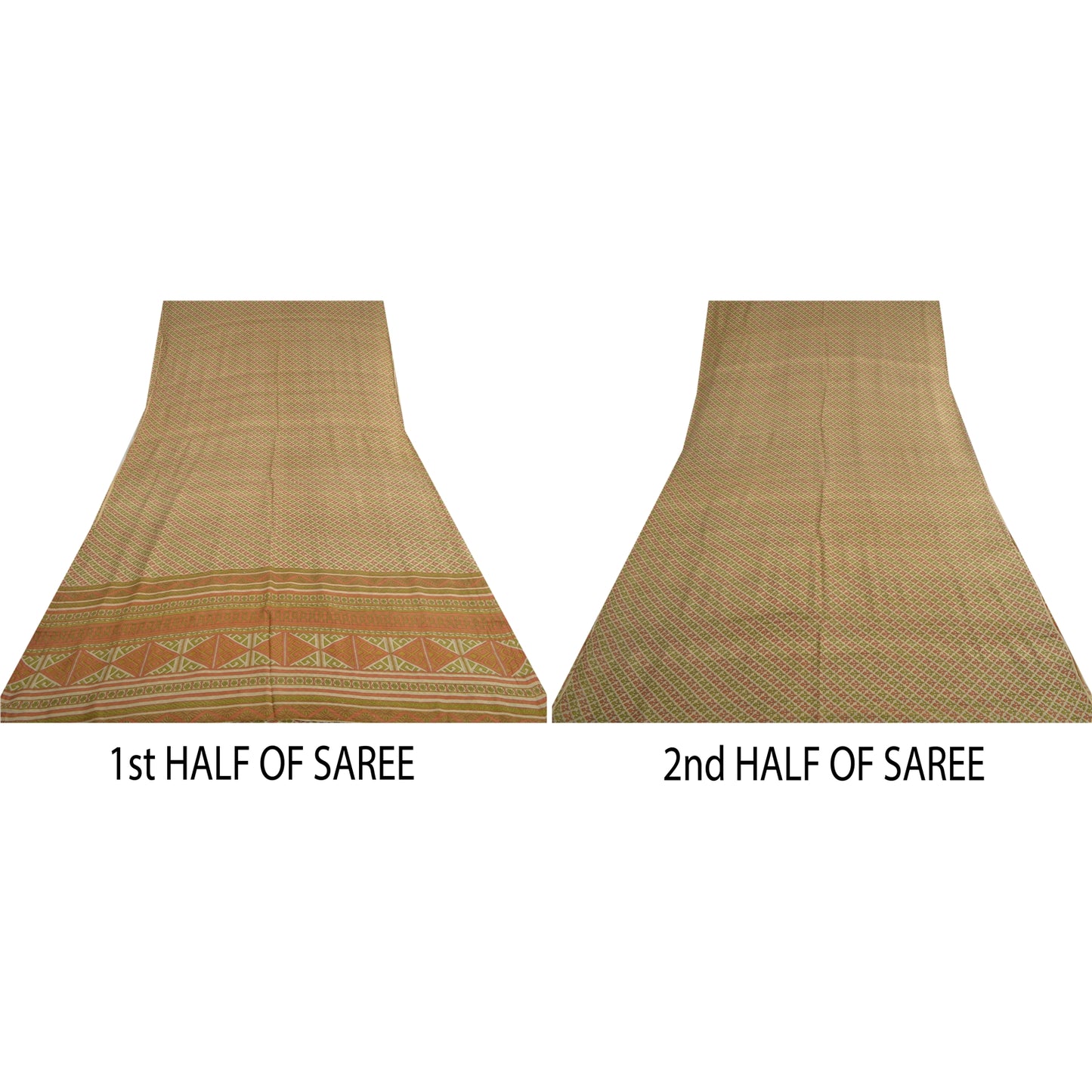 Sanskriti Vintage Sarees Pure Silk Quilting Felting Craft Sustainable Fabric Printed Sari