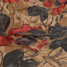 Load image into Gallery viewer, Sanskriti Vintage Sarees Multi Pure Georgette Silk Printed Sari Craft Fabric
