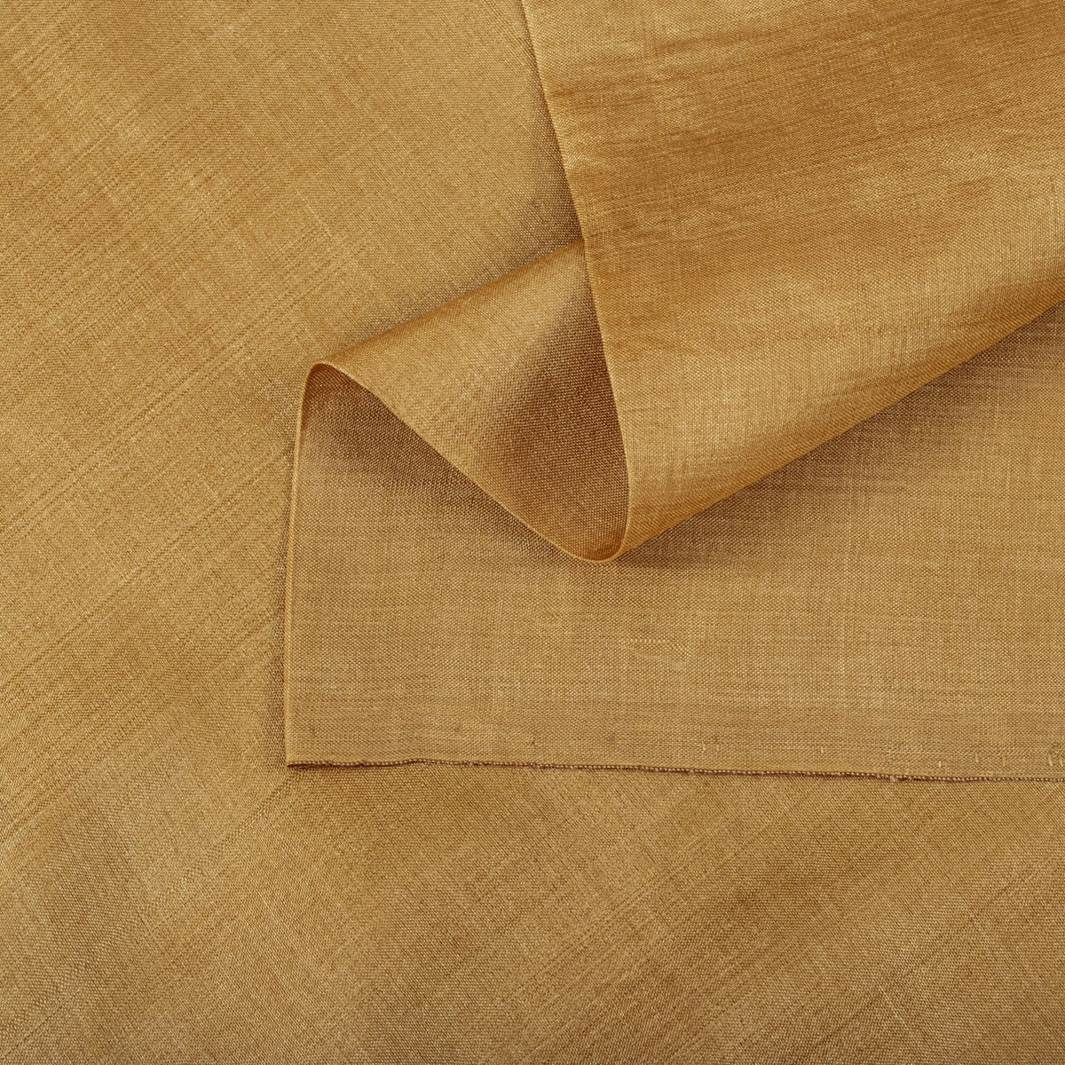 Sanskriti Vintage Hand Embroidered 100% Pure Silk Saree Beige Sari Craft Fabric