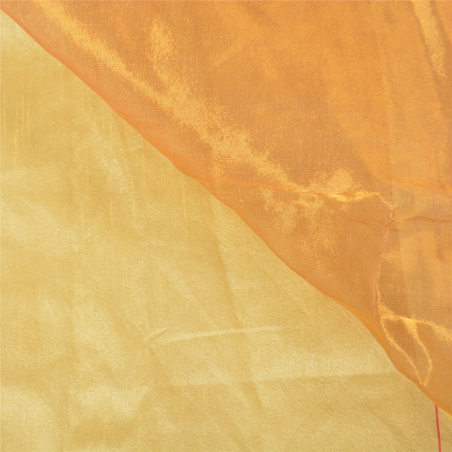 Sanskriti Vintage Cream Indian Sarees Art Silk Woven Premium Sari Craft Fabric