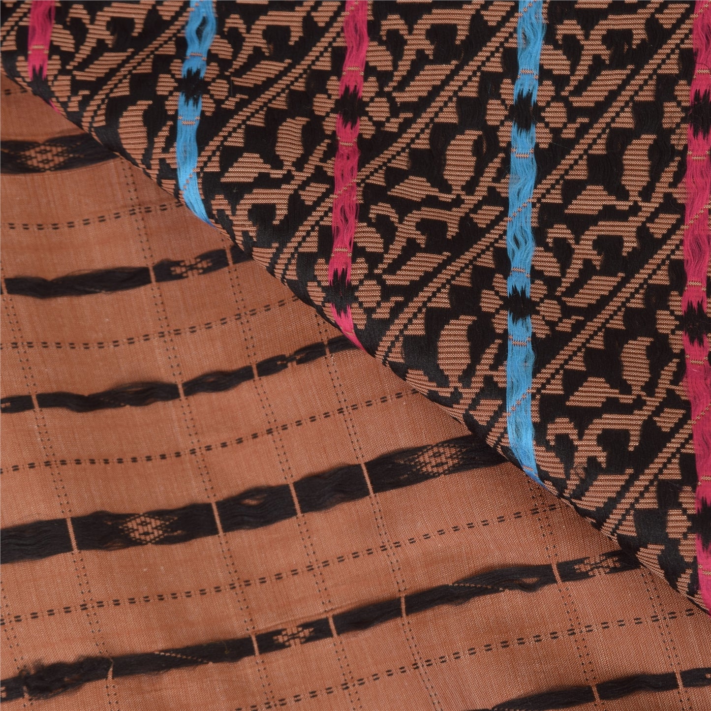 Sanskriti Vintage Mauve Sarees Blend Cotton Hand Woven Premium Sari Craft Sustainable Fabric