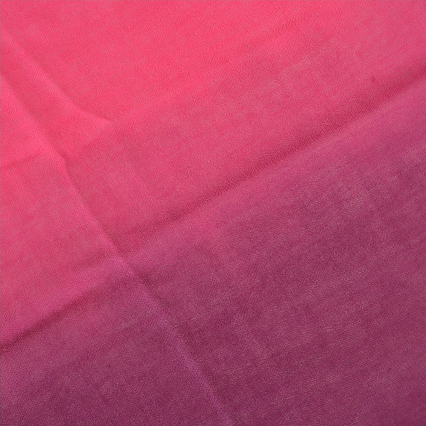 Sanskriti New Two Shade Shawl Scarf Pure Lamb Wool Stole Warm Soft Purple