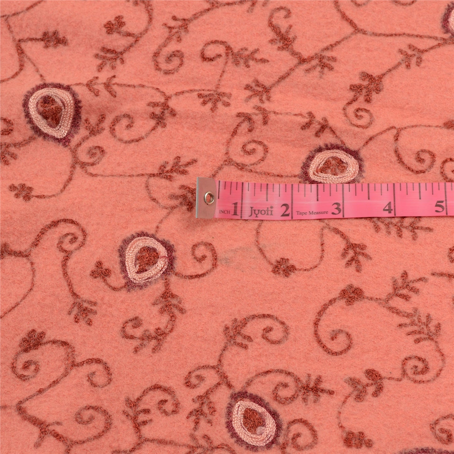Sanskriti Vintage Long Shawl Handmade Ari Work Pure Woollen Scarf Throw Stole