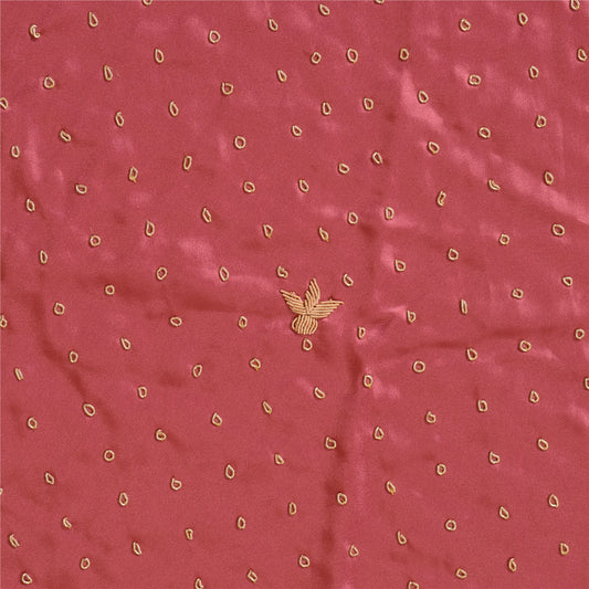 Sanskriti Vintage Long Skirt Pure Satin Silk Handmade Unstitched Zardozi Lehenga