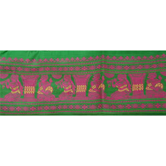 Sanskriti Vintage 1 Yd Sari Border Woven Baluchari Craft Trim Sewing 4"W Lace