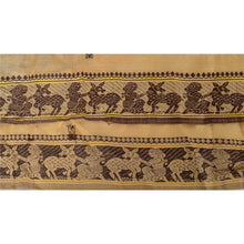 Load image into Gallery viewer, Sanskriti Vintage 8 YD Sari Border Baluchari Trim Sewing 3.5&quot;W Woven Craft Lace
