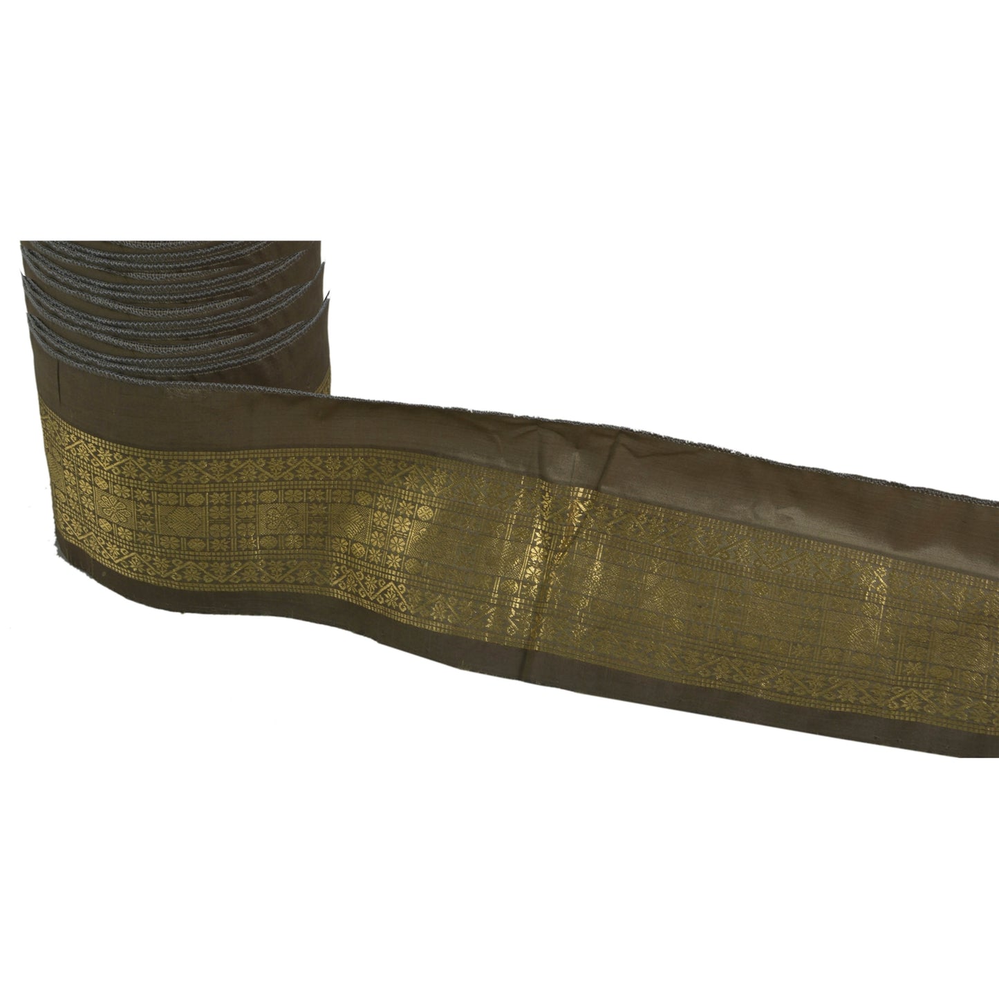 Санскрити Винтаж 1 ярд отделка сари кайма тканая парча рукоделие шитье зари кружево