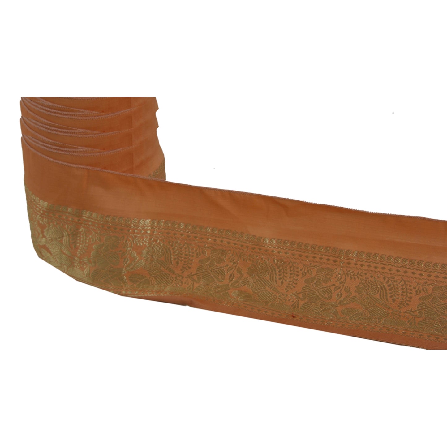 Sanskriti Vintage 1 Yd Sari Border 2.7"W Brocade Craft Sewing Mythological Lace