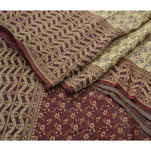 Load image into Gallery viewer, Sanskriti Vintage Ethnic Heavy Saree Pure Satin Silk Cream Woven Fabric Sari
