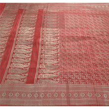 Load image into Gallery viewer, Sanskriti Vintage Heavy Saree 100% Pure Satin Silk Banarasi Brocade Fabric Sari

