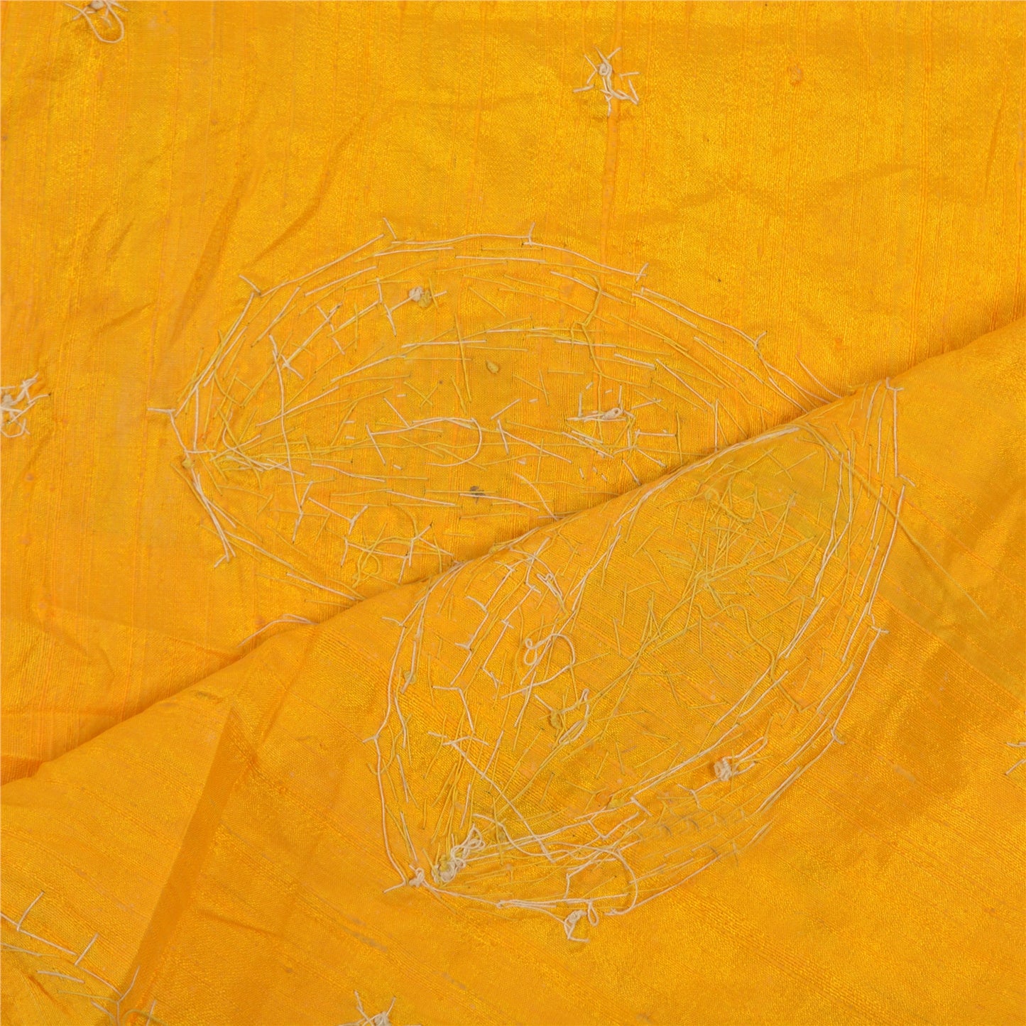 Sanskriti Vintage Dupatta Long Stole Art Silk Green Veil Hand Beaded Scarves