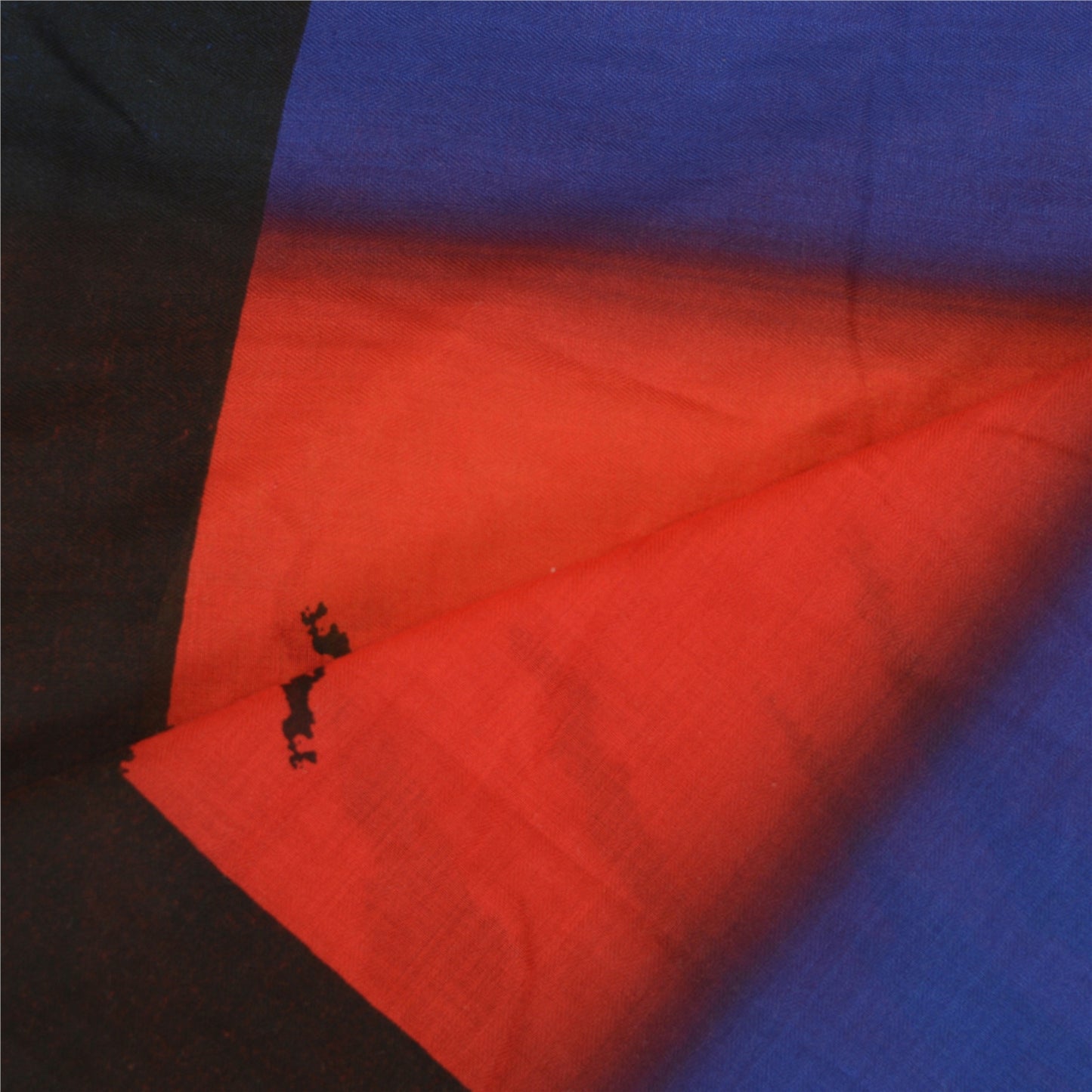 Sanskriti Vintage Dupatta Long Stole Woolen Multicolor Scarves Printed Shawl