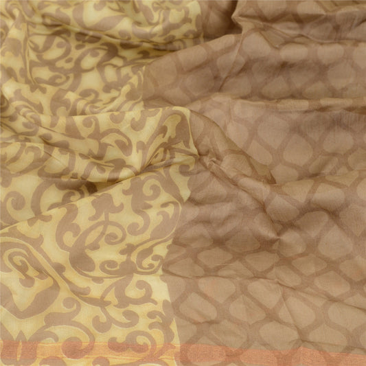 Sanskriti Vintage Dupatta Long Stole Cotton Silk Hijab Printed Wrap Scarves