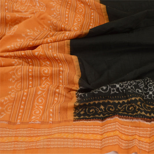 Sankriti Vintage Long Dupatta/Stole Pure Cotton Hand-Woven Sambalpuri Ikat Veil