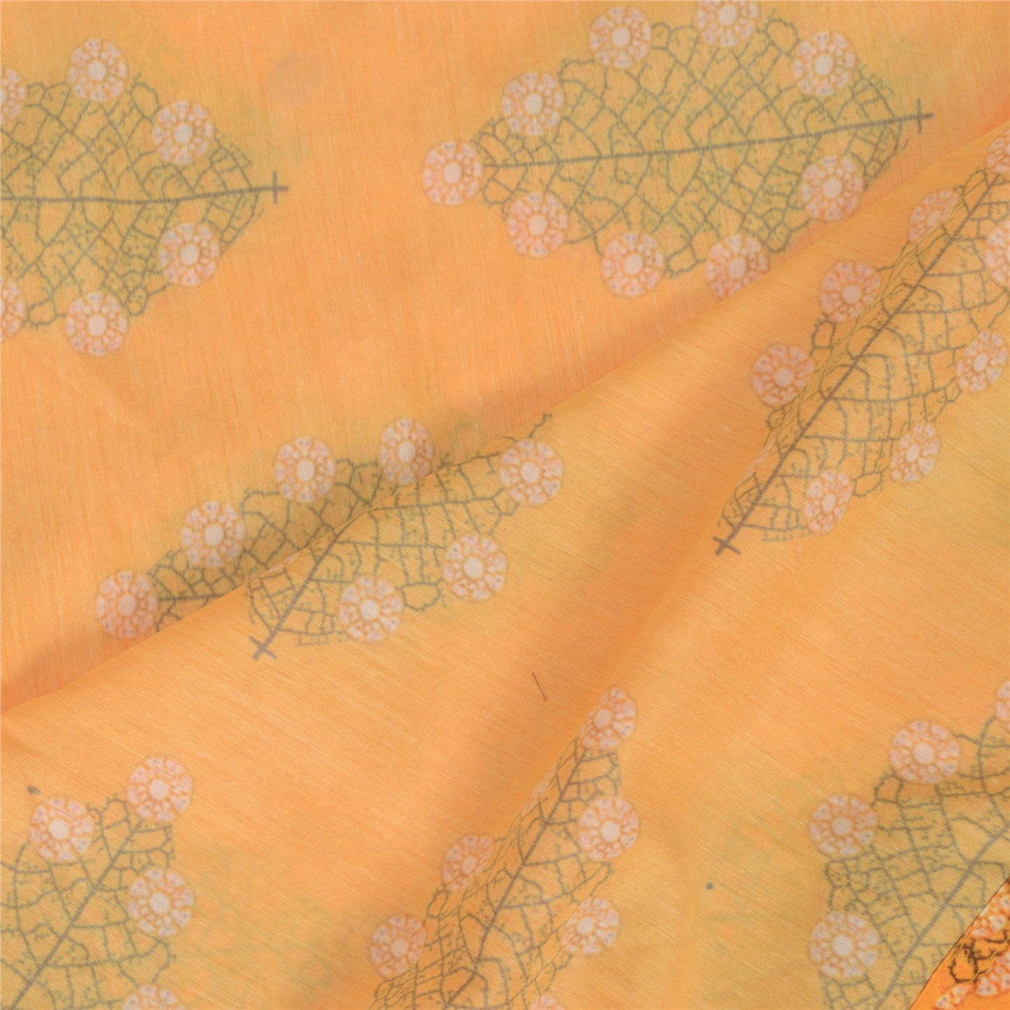 Sanskriti Vintage Dupatta Long Stole Pure Silk Hijab Printed Wrap Floral Scarves