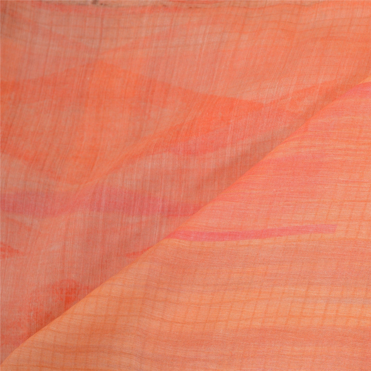 Санскрити Винтаж шафран/розовый длинный дупатта/палантин хлопковый шелковый набивной хиджаб