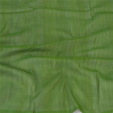 Load image into Gallery viewer, Sanskriti Vintage Green Long Dupatta Stole Pure Silk Woven Brocade/Banarasi Veil
