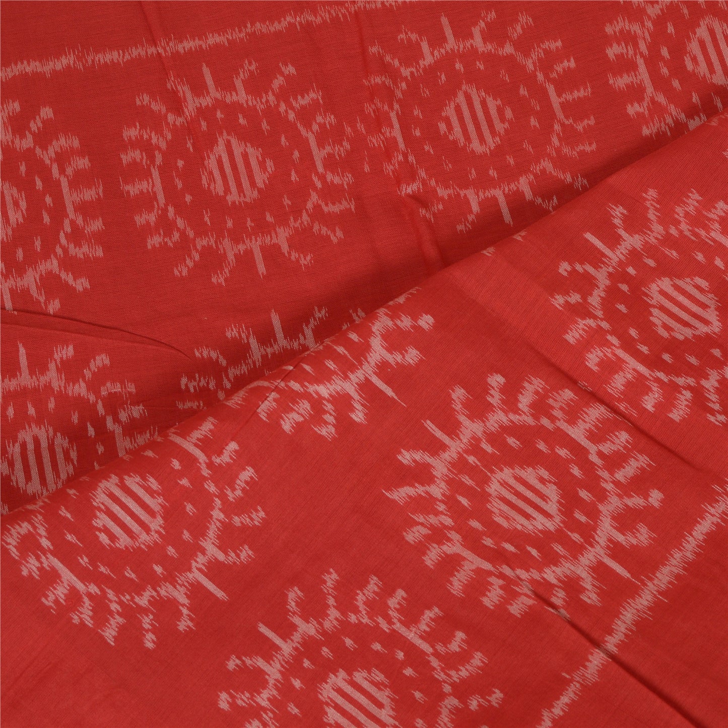 Длинный палантин в стиле санскрити, черный/красный, тканый из чистого хлопка, самбалпури икат, хиджаб