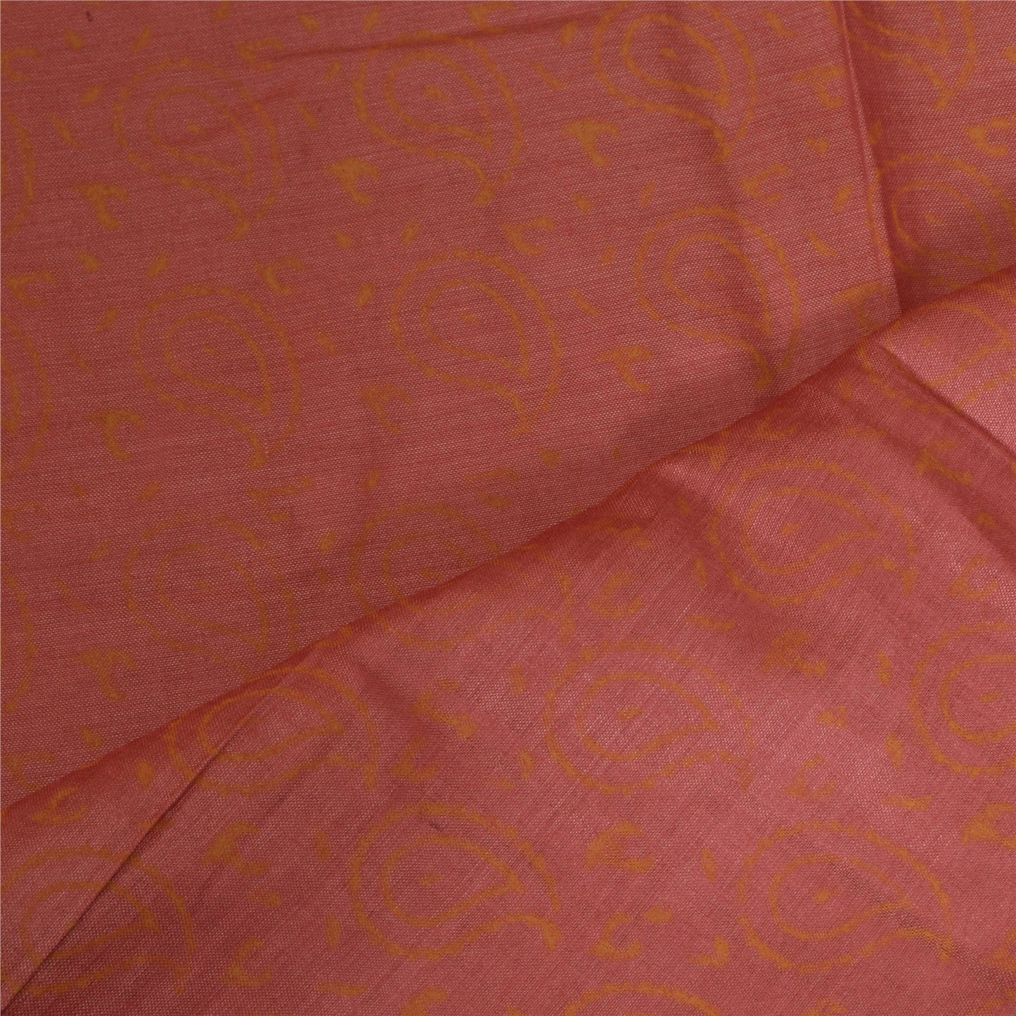 Sanskriti Vintage Lang Dupatta Stola Ren Silke Pink Hijab Malede Tørklæder