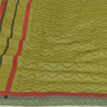 Load image into Gallery viewer, Sanskriti Vintage Long Dupatta Stole Pure Woolen Hijab Green Printed Shawl
