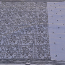 Load image into Gallery viewer, Sanskriti Vintage Blue Heavy Sarees Art Silk Woven Baluchari Animal Sari Fabric
