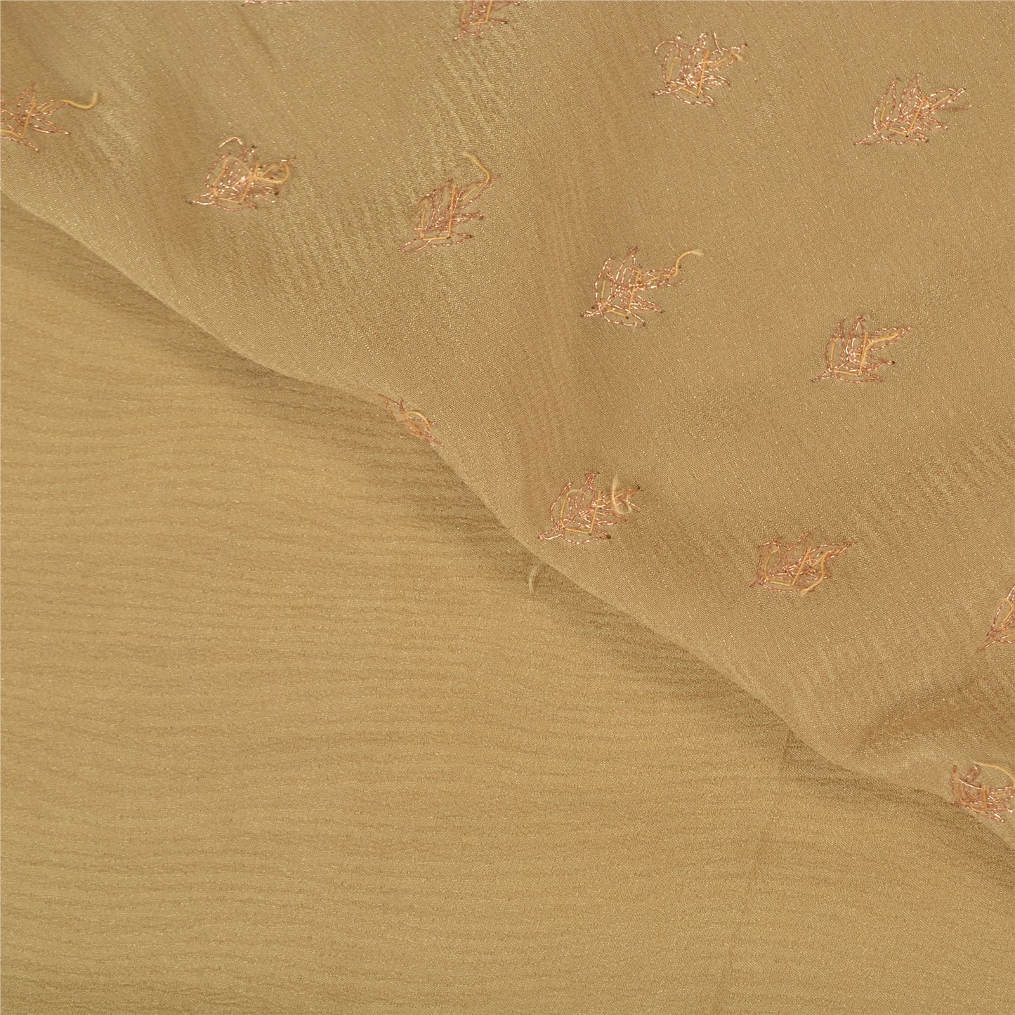 Sanskriti Vintage Olive Green Heavy Sarees Pure Silk Handmade Woven Sari Sustainable Fabric