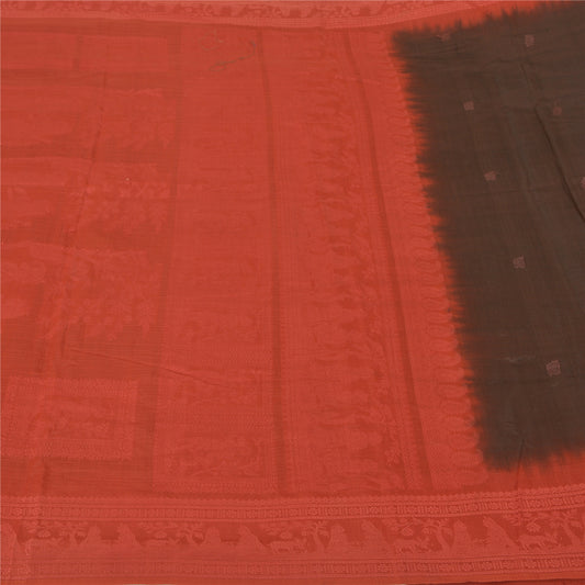 Sanskriti Vintage Heavy Sarees Pure Silk Woven Baluchari Mythology Sari Sustainable Fabric