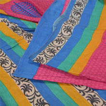 Load image into Gallery viewer, Sanskriti Vintage Pink Indian Sarees 100% Pure Woolen Block Printed Sari Fabric
