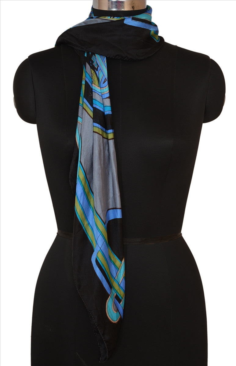 Sanskriti Vintage New Printed Head Scarf Women Ladies Neck Wrap Hijab Satin Silk Soft Floral Veil