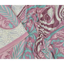 Load image into Gallery viewer, Sanskriti Vintage Purple Indian Sarees Art Silk Fabric Craft Printed Soft Sari

