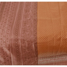 Load image into Gallery viewer, Pink Saree Art Silk Printed Craft Fabric 5 Yard Cultural Sari
