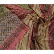 Load image into Gallery viewer, Multi Color Saree Art Silk Printed Sari Craft 5 Yard Fabric
