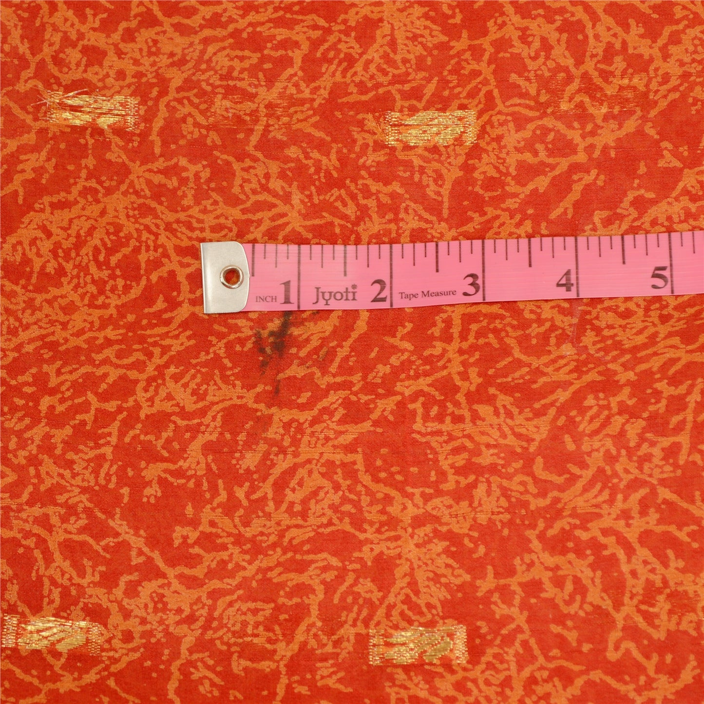 Sanskriti Vintage Red Printed Golden Woven Sarees Pure Silk Sari Craft Sustainable Fabric