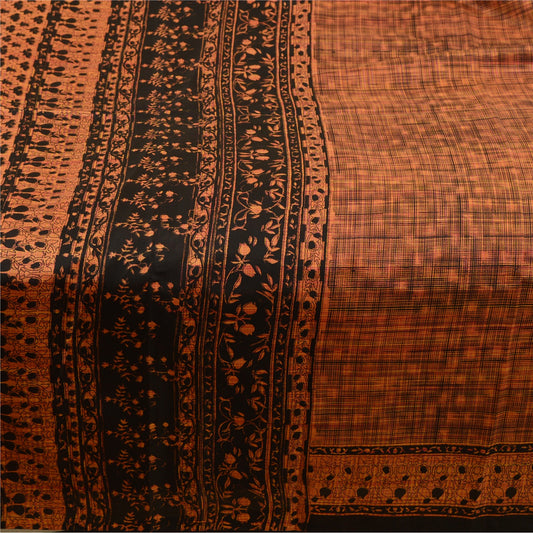 Sanskriti Vintage Sarees Pure Silk Quilting Felting Craft Sustainable Fabric Printed Sari