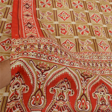 Load image into Gallery viewer, Sanskriti Vintage Sarees Green Indian Pure Silk Printed Sari 5yd Craft Fabric
