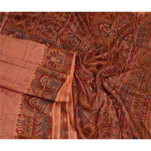 Load image into Gallery viewer, Sanskriti Vintage Sarees Indian Blush-Pink Pure Silk Printed Sari Craft Fabric
